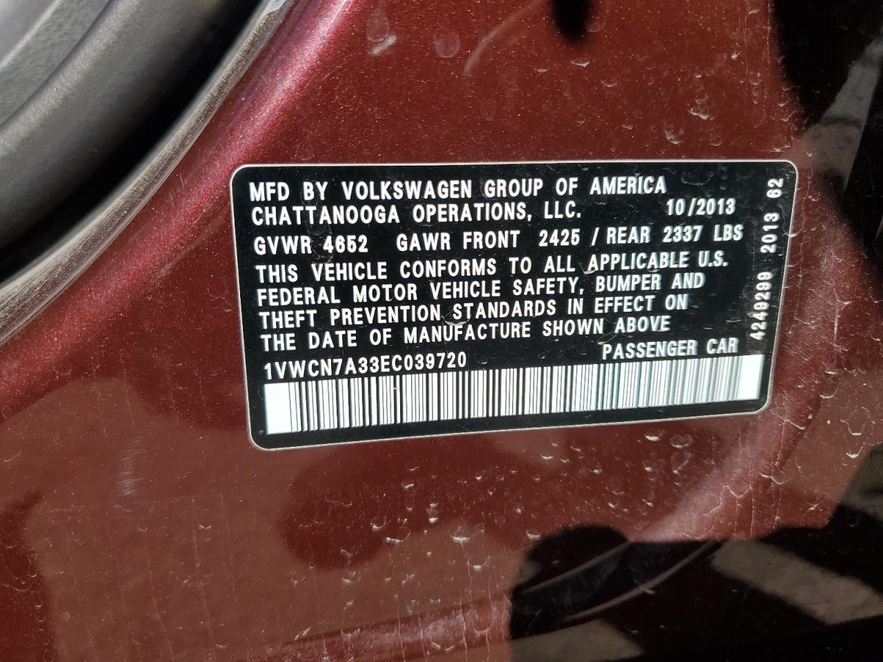 VOLKSWAGEN PASSAT SEL