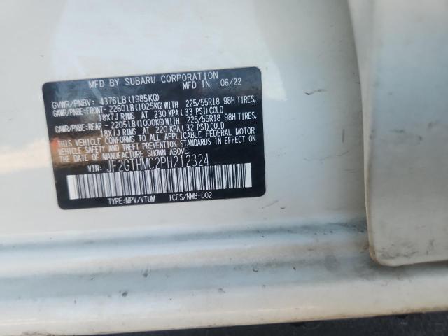 2023 SUBARU CROSSTREK - JF2GTHMC2PH212324