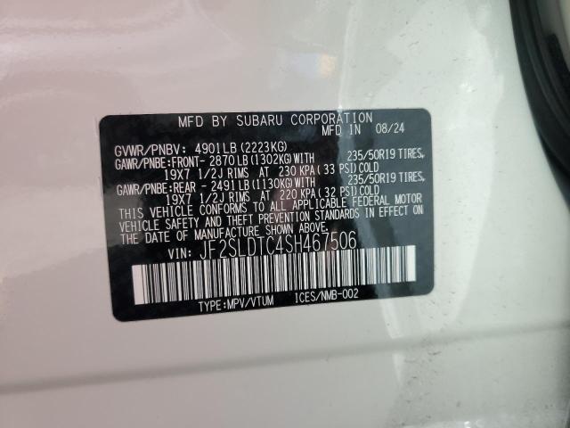 2025 SUBARU FORESTER T JF2SLDTC4SH467506