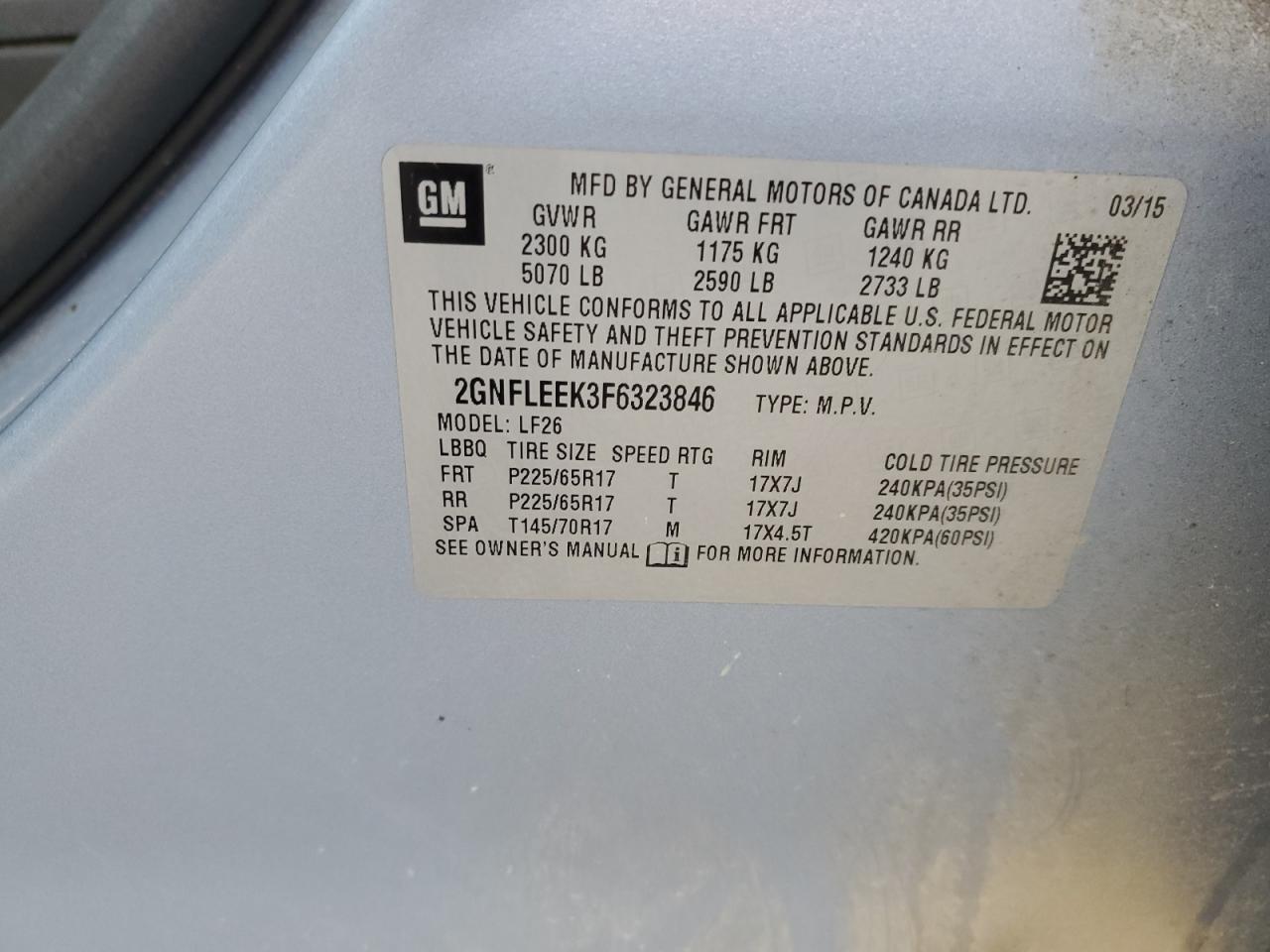 CHEVROLET EQUINOX LS