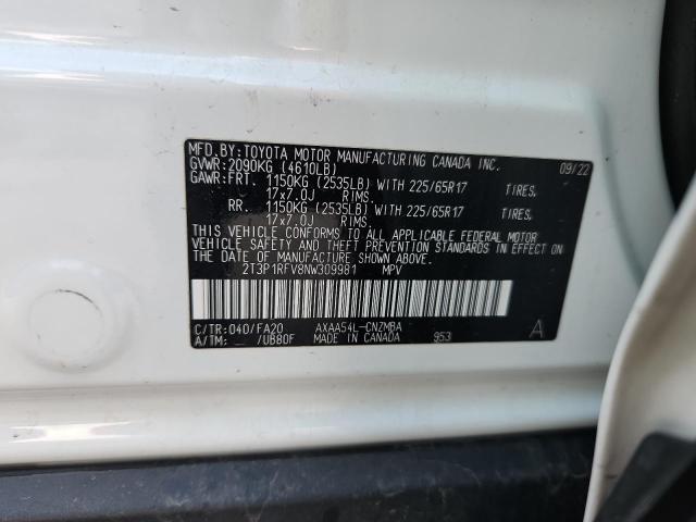 2022 TOYOTA RAV4 XLE #3284380045