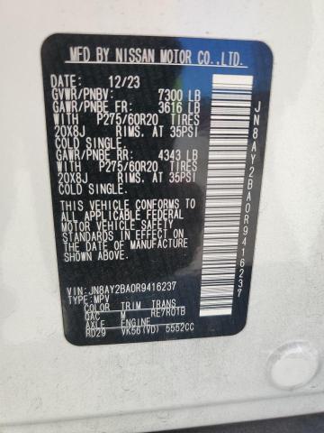 2024 NISSAN ARMADA SL #3285651287