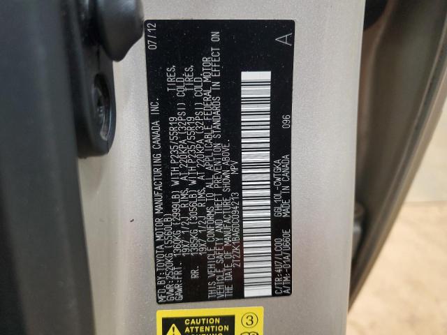 2013 LEXUS RX 350 - 2T2ZK1BA6DC094213