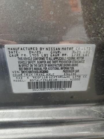 2025 NISSAN VERSA SV 3N1CN8EV4SL853060