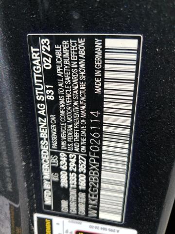 2023 MERCEDES-BENZ EQE 350+ W1KEG2BBXPF026114