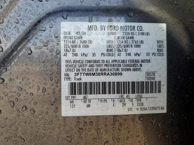 2024 FORD MAVERICK L 3FTTW8M38RRA36899