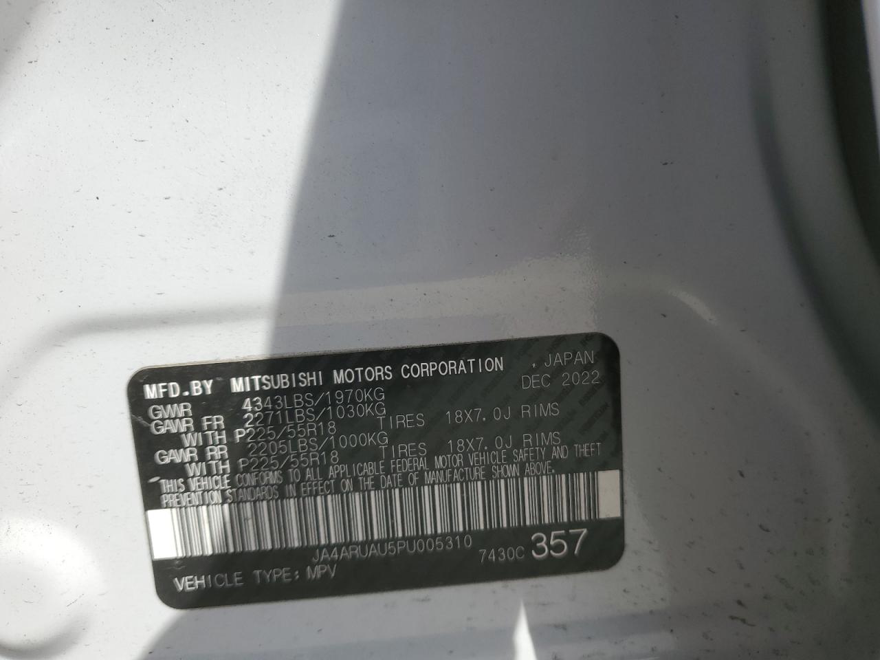 MITSUBISHI OUTLANDER S/SE