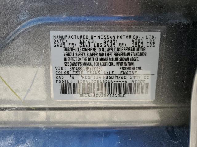 2024 NISSAN SENTRA SV 3N1AB8CV8RY251360