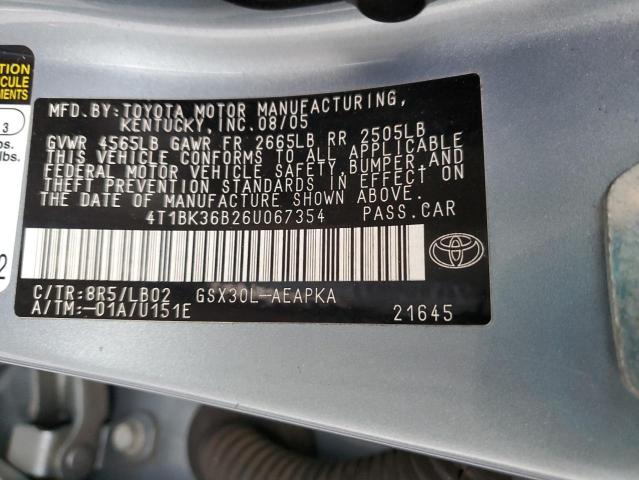 2006 TOYOTA AVALON XL #3266708362