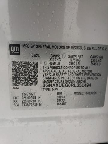 2024 CHEVROLET EQUINOX LT - 3GNAXUEG0RL351494