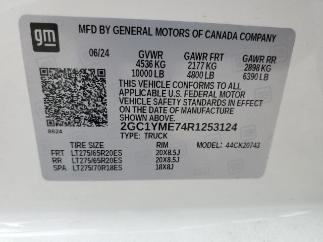 2024 CHEVROLET SILVERADO K2500 CUSTOM #3284027800