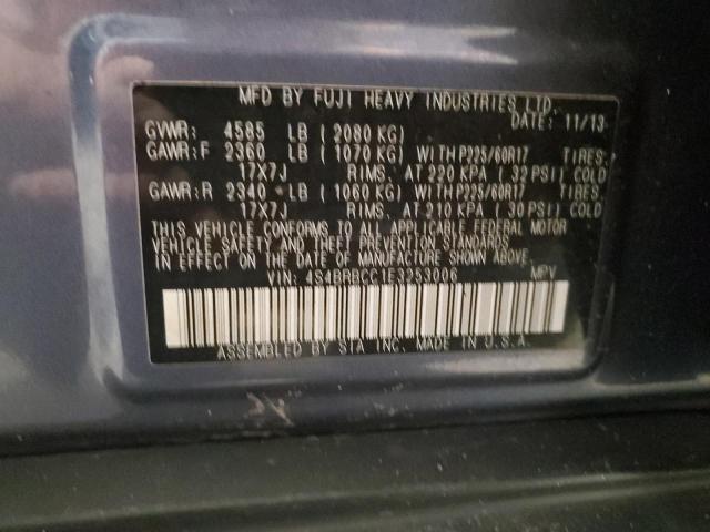 2014 SUBARU OUTBACK 2. - 4S4BRBCC1E3253006