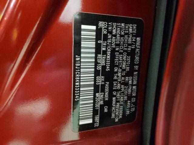 2019 NISSAN ROGUE SPOR JN1BJ1CR8KW333345