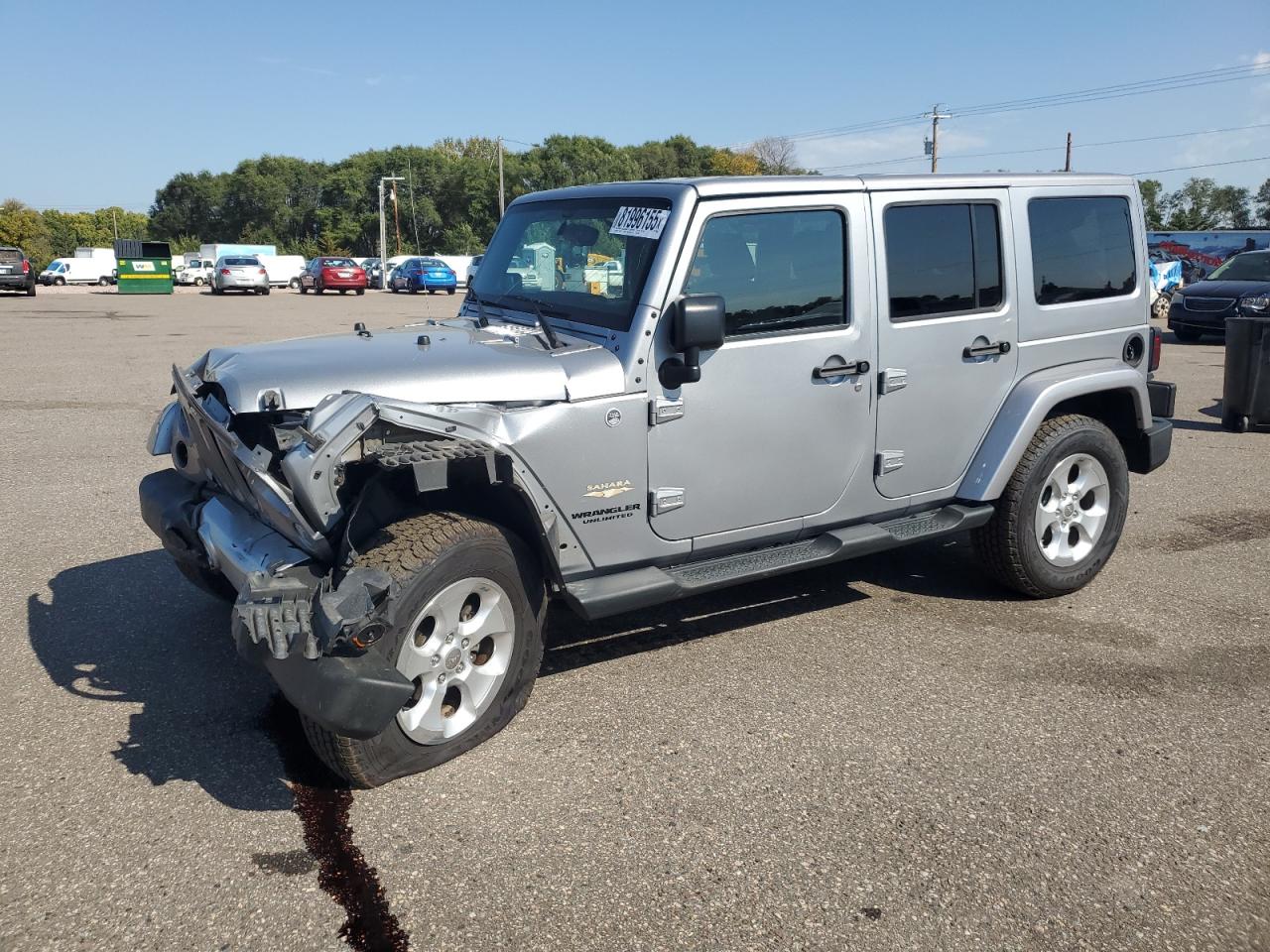 Lot #3291374137 2015 JEEP WRANGLER U