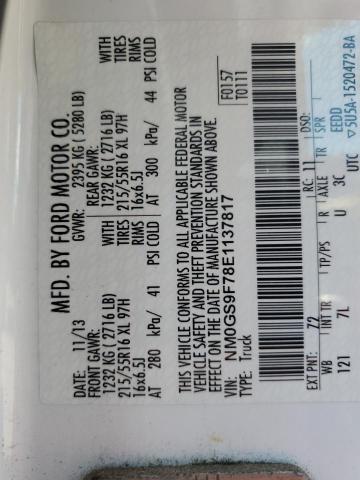 2014 FORD TRANSIT CO - NM0GS9F78E1137817