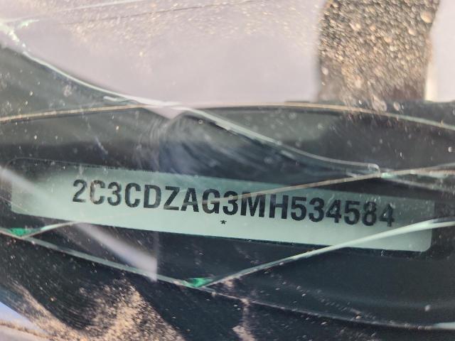 2021 DODGE CHALLENGER - 2C3CDZAG3MH534584