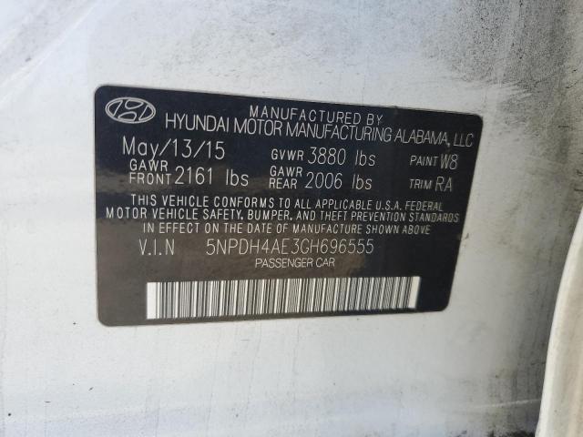 2016 HYUNDAI ELANTRA SE #3284169541
