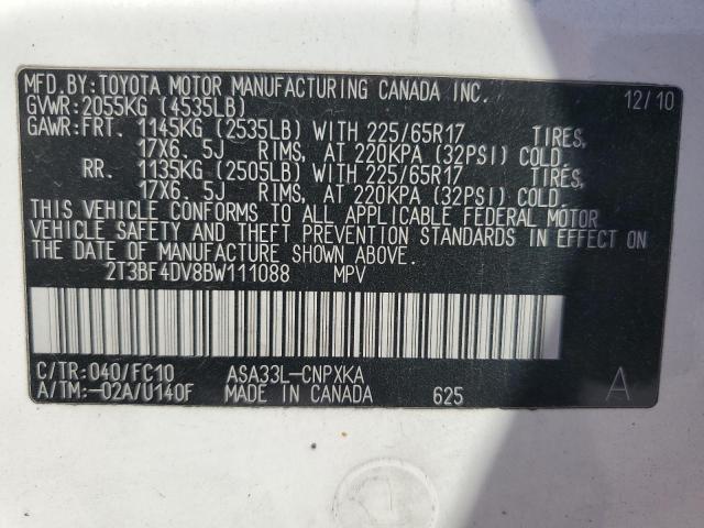 2011 TOYOTA RAV4 #3260540106