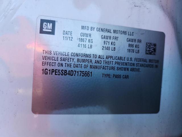 2013 CHEVROLET CRUZE LT #3315626772