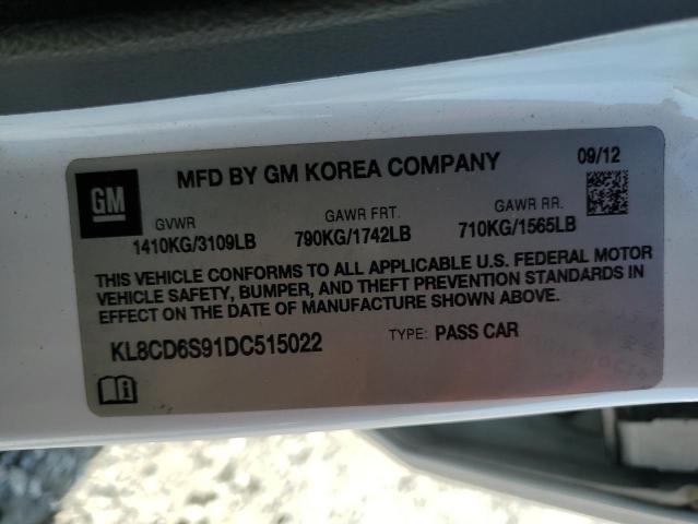 2013 CHEVROLET SPARK 1LT #3302766381