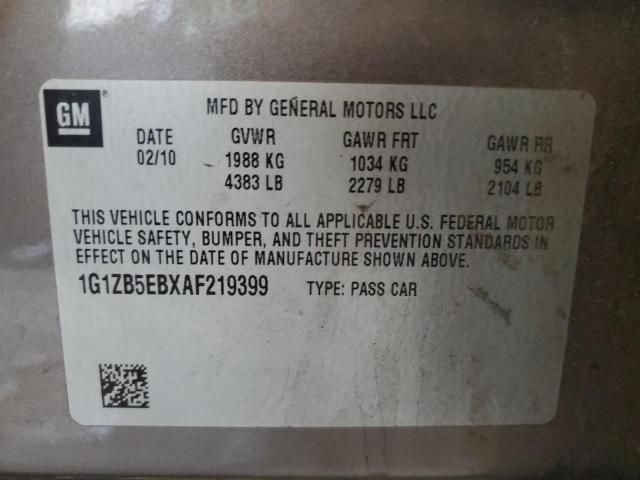 2010 CHEVROLET MALIBU LS - 1G1ZB5EBXAF219399