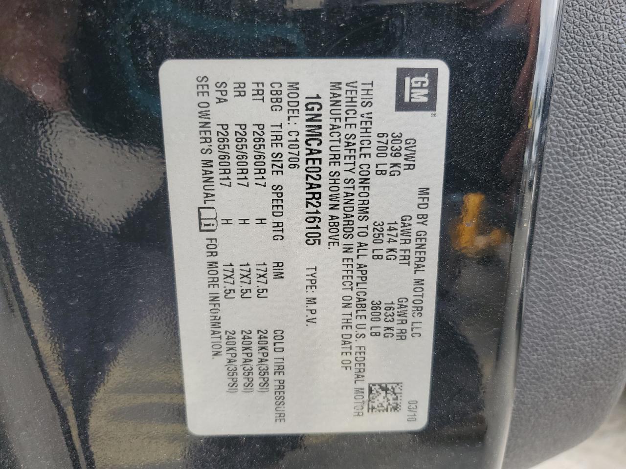 CHEVROLET TAHOE C1500 LS