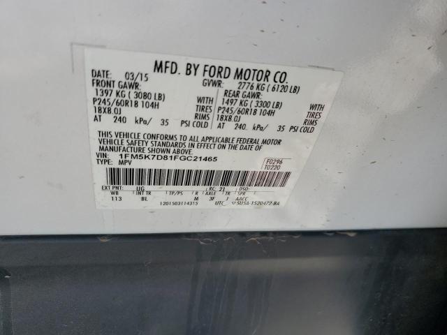 2015 FORD EXPLORER X #3286744307