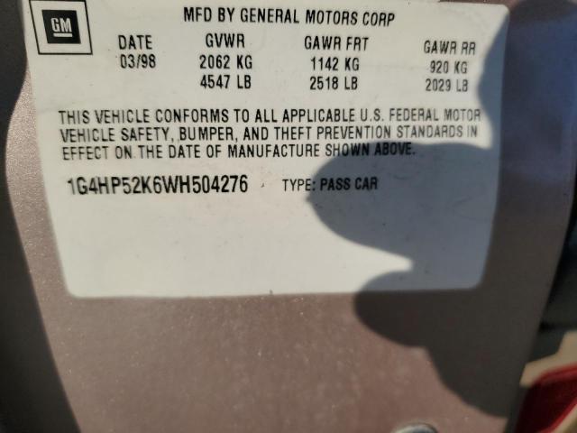 1998 BUICK LESABRE CU #3281507014