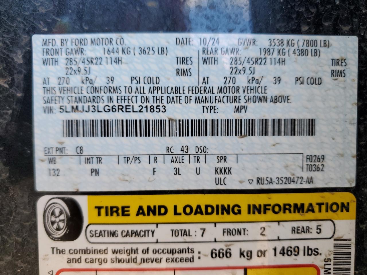 LINCOLN NAVIGATOR L RESERVE