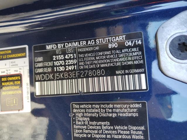 2014 MERCEDES-BENZ E 350 - WDDKJ5KB3EF278080