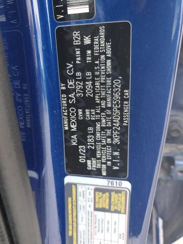 2023 KIA FORTE LX #3290280242