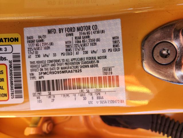 2021 FORD BRONCO SPO - 3FMCR9D95MRA67825