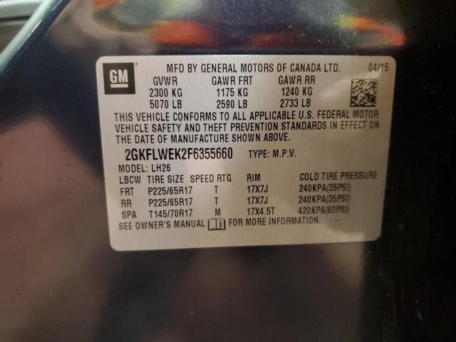 2015 GMC TERRAIN SLE - 2GKFLWEK2F6355660