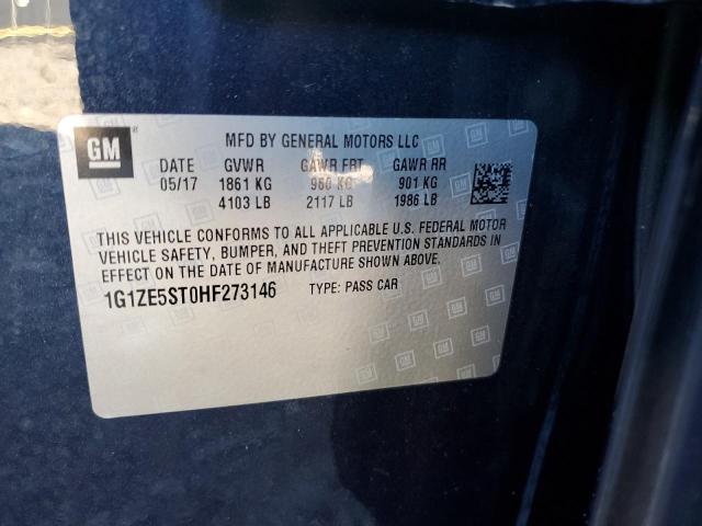 2017 CHEVROLET MALIBU LT - 1G1ZE5ST0HF273146