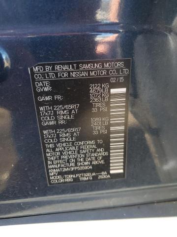 2015 NISSAN ROGUE S - KNMAT2MV3FP535904