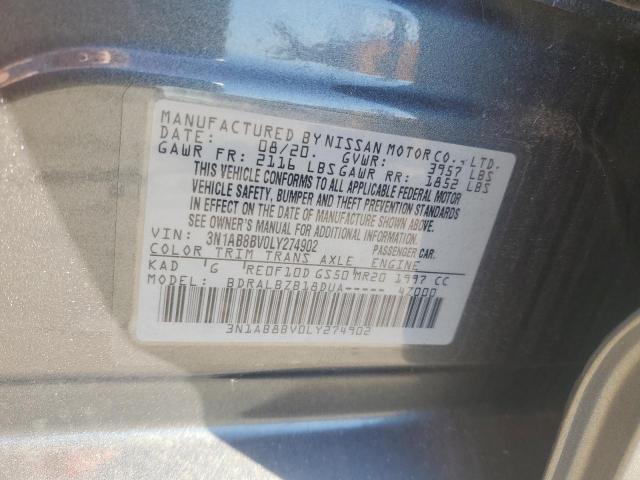 2020 NISSAN SENTRA S - 3N1AB8BV0LY274902