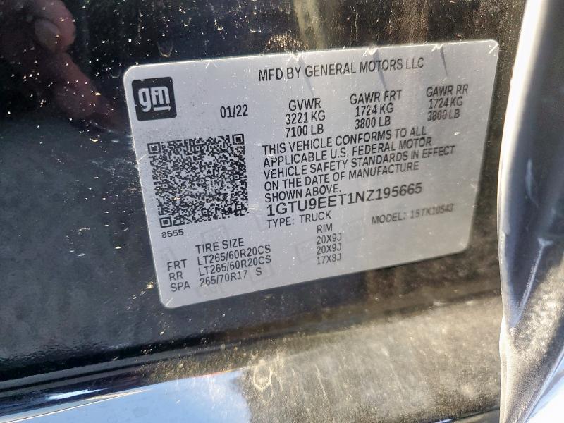 2022 GMC SIERRA LIM #3279691914