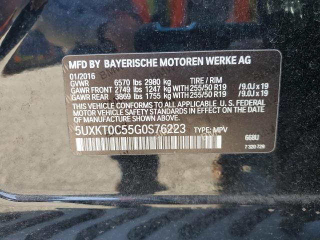 2016 BMW X5 XDR40E 5UXKT0C55G0S76223