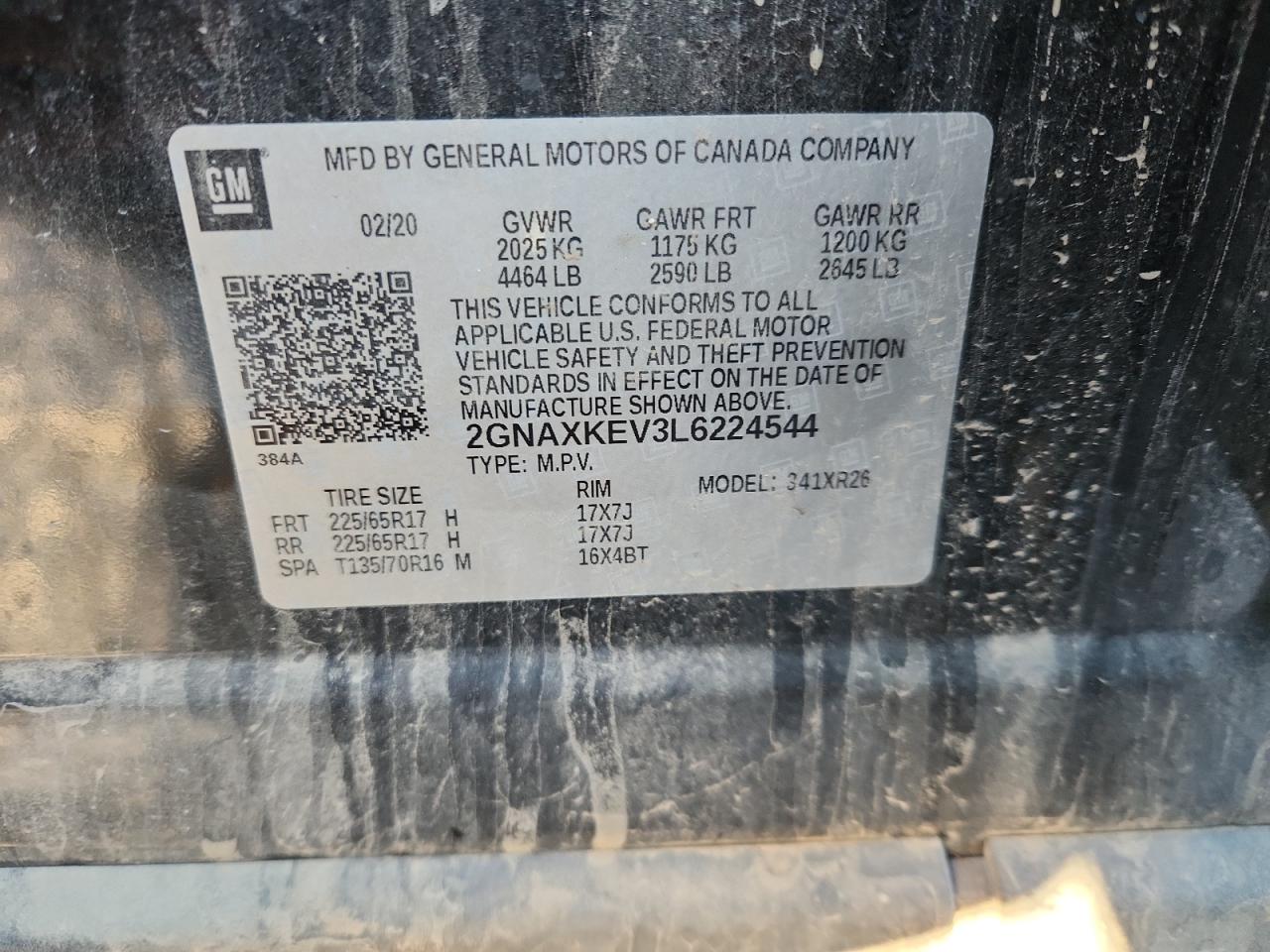 CHEVROLET EQUINOX LT