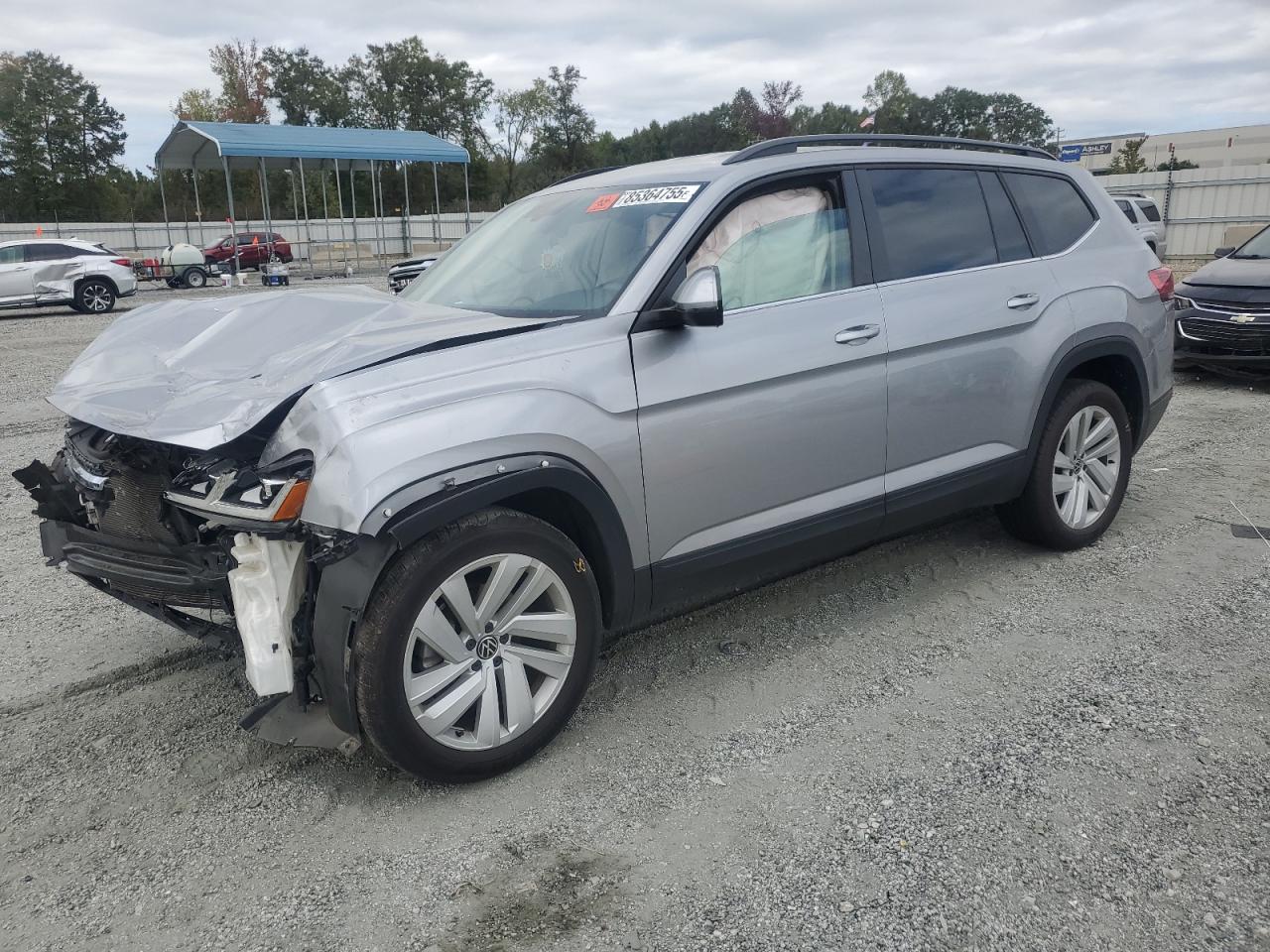 Lot #3283867420 2021 VOLKSWAGEN ATLAS SE