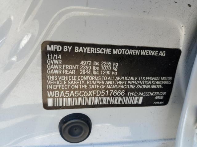 2015 BMW 528 I WBA5A5C5XFD517666