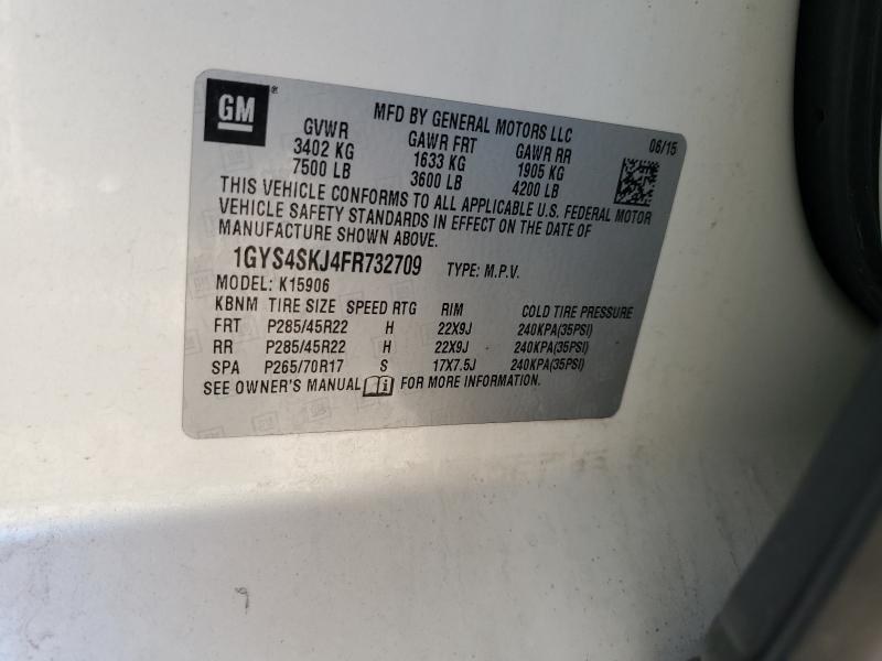 2015 CADILLAC ESCALADE E - 1GYS4SKJ4FR732709