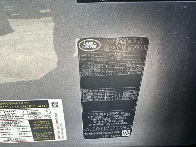 2020 LAND ROVER DEFENDER 1 #3269634265