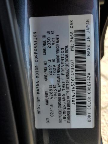 2016 MAZDA 6 GRAND TO JM1GJ1W52G1473407