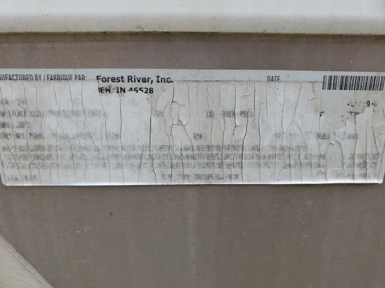 Lot #3266928043 2008 OTHER RV TRAVEL TRA