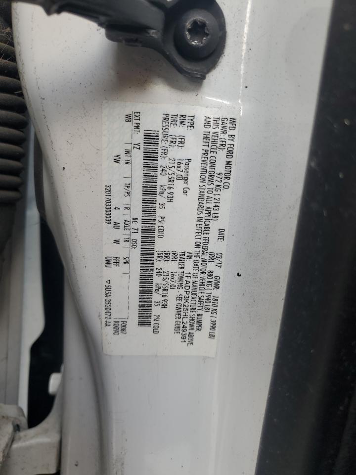 Lot #3309649960 2017 FORD FOCUS SE