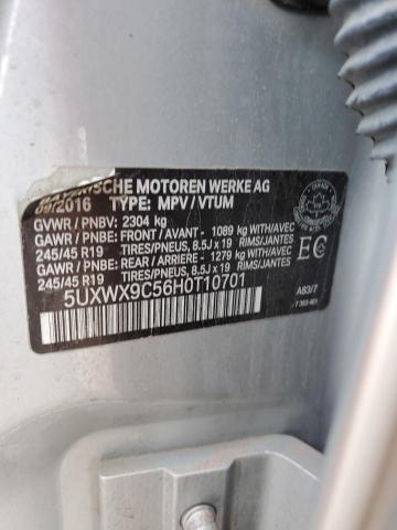 2017 BMW X3 XDRIVE2 - 5UXWX9C56H0T10701