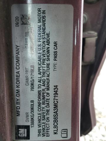 2021 CHEVROLET SPARK LS - KL8CB6SA3MC719434