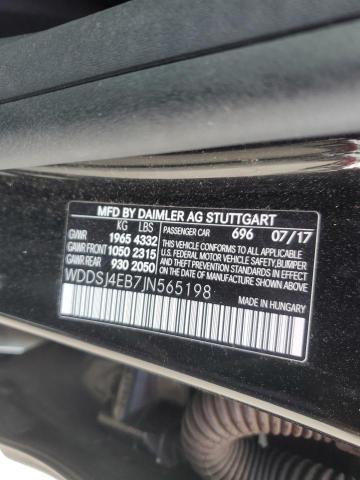 2018 MERCEDES-BENZ CLA 250 - WDDSJ4EB7JN565198