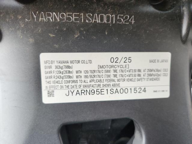 2025 YAMAHA MT09 SP JYARN95E1SA001524